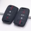 Чехол-брелок для VW Golf Tiguan Passat Polo Octavia A7 Mk7 Mk2 B8 Поверхность устойчива к царапинам Ударопрочная конструкция Мягкая текстура для удобного захвата Дизайн, простой в установке