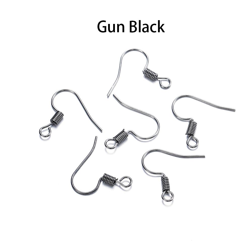 100Pcs Multicolor Metal Simple Earing Hook Earing Clasp Connector For DIY Earwire Pendant Jewelry Making Accessories Findings