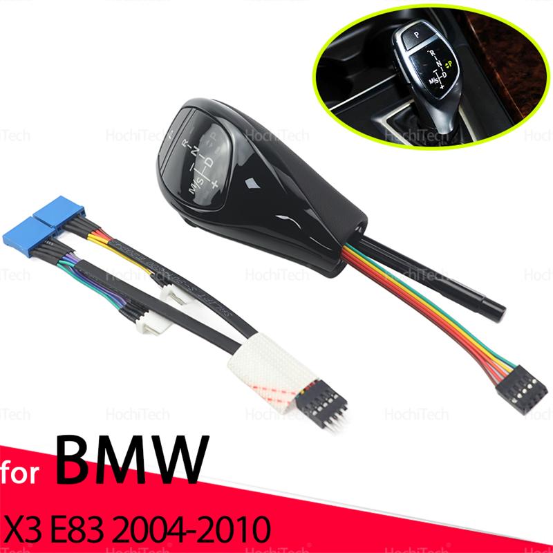 for BMW X3 E83 2004 2005 2006 2007 2008 2009 2010 Thumb Shift Knob High Quality LED Gear Shift Knob Plug and Play Modification