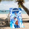Customizable personalized beach towels Dragon Ball themed designs.Suitable for the beach, yoga, sports;ideal as beach accessories