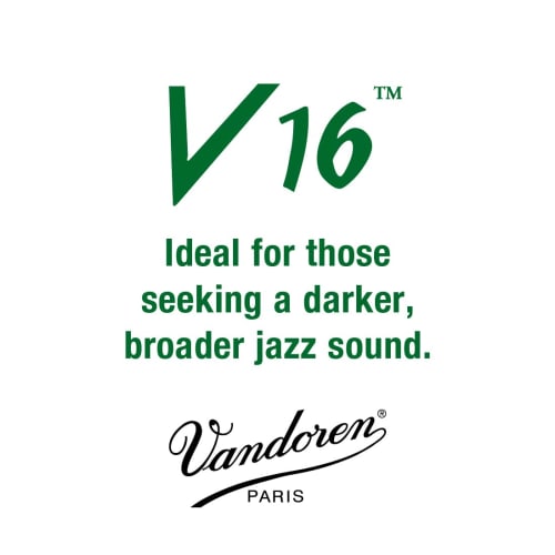 Vandoren Alto Saxophone Reeds V16, Hardness: 4 (Pack of 10)