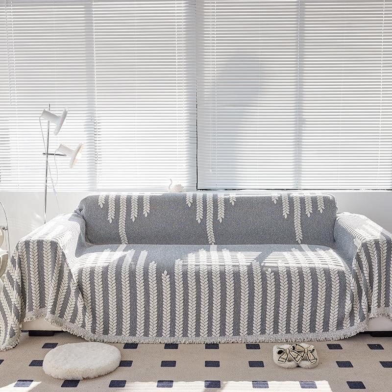 Простой Утолщенный Шенилл Чехол на диван Плед на диван Подушка Защита от царапин кошек Стираемый плед Полотенце для дивана Универсальный для четырех сезонов