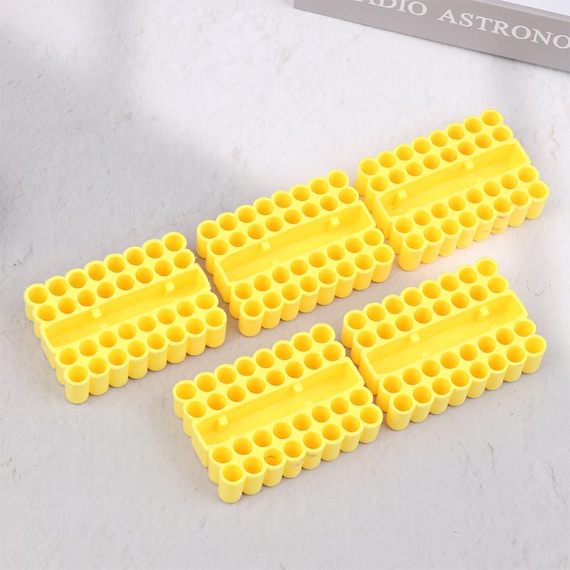 1/2/5Pcs Bit Holder 32 Holes Bit Hex Shank Organiser Screwdriver Bit Holder Drill For Storage For 6.35Mm Shank Storage Box