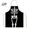 Spooky Kitchen Decor Halloween Butcher Apron with Realistic Blood Stain Washable Protective Work Apron Cosplay Devil Outfit Horror Costume Prop for
