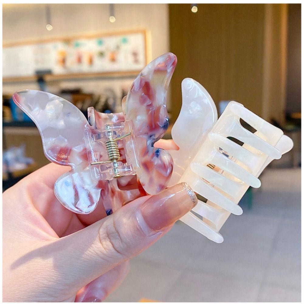 Модная заколка для волос в виде бабочки, фея, элегантная заколка для волос в виде акулы для девочек