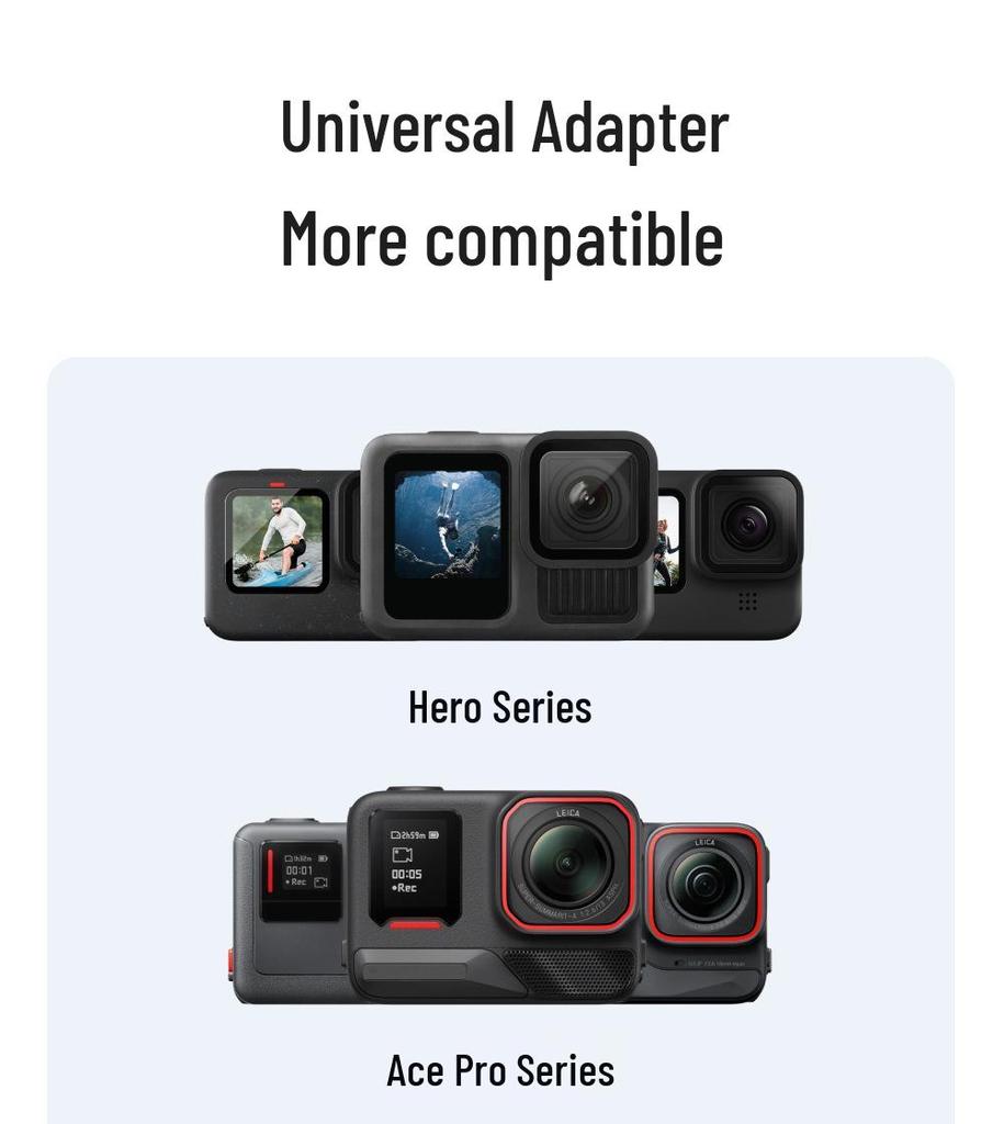 Универсальный штатив-селфи палка с шаровой головкой TELESIN для DJI Action/Nano Mini 3.0