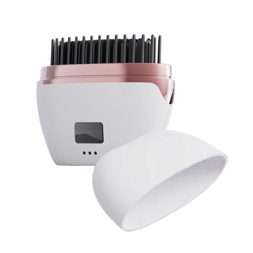 Аккумуляторная расческа-выпрямитель для волос Беспроводная распутывающая щетка Электрическая нагревающая щетка-выпрямитель для волос