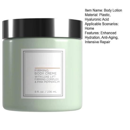 Champagne Firming Body Lotion Moisturizer Soothes Wrinkles Skin Tightening Lotion Anti-Aging Cream for Arm Leg