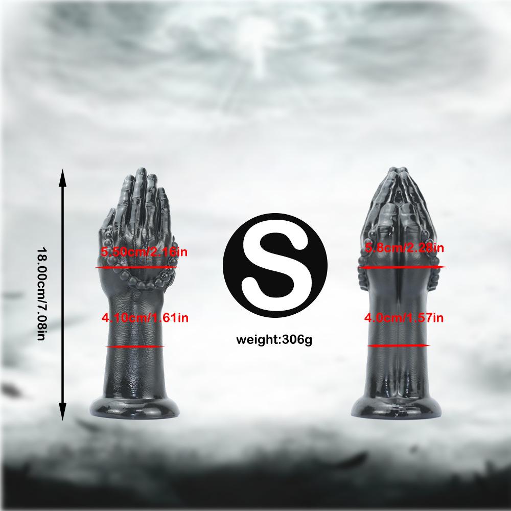 11 см трехразмерный кулак протез руки задняя часть корта анальная пробка очень большой ручной шарик анальный расширитель протез пениса секс-игрушки