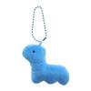 Cartoon Plush Dinosaur Keychain Soft Dinosaur Bag Pendant Lovely Dinosaur Doll Pendant  Couple
