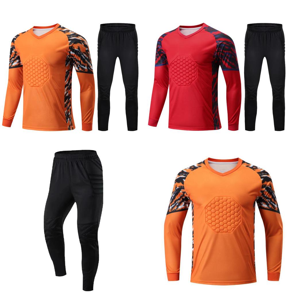 Детская вратарская форма с длинным рукавом для сезонных футбольных тренировок