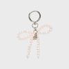 [MLB] Beaded Ribbon Charm Keyring BOS (Pink)
