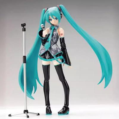 В наличии: Хатсунэ Мику Figma014 Подвижная фигурка с функцией смены лица и коробкой.