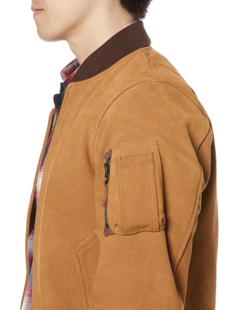 Кожаная ЗАМША КОРОВЬЯ [Хьюстон] MA-1 Мужская