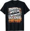 Vintage Hip Hop T-Shirt with Cassette and Graffiti Design