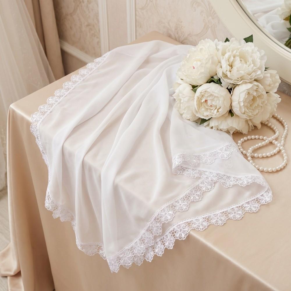 Solid Color Bridal Headscarf Sheer Cathedral Veil Vintage Wedding Hijab  Church Ceremony