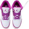 Air Jordan 3 Retro GS Joker Kids Sneakers White Vapor-Green Vivid-Purple HQ0784-100
