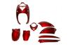 Bike Parts Center Vino Genuine Type Exterior Set Set Wine Red Red Cowl Yamaha VINO SA26J SA37J 3116 4-stroke 8-piece 4-stroke