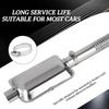 Выхлопная труба дизельного обогревателя из нержавеющей стали с глушителем и 2 зажимами для шланга Воздушный дизельный стояночный обогреватель Аксессуары для автомобильного обогревателя