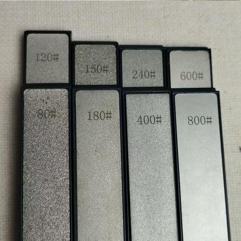 Алмазные Золотые Точильные Камни, Набор для Заточки Ножей с Фиксированным Углом, Профессиональный Набор Точильных Камней с Подставкой, Бытовой Точильный Камень