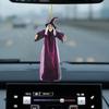1/2/3/5Pcs Car Pendants Halloween Witch Outdoor Decorations with Lanyard Easy To Hang Ornament Hanging Haunted House Creep Prop