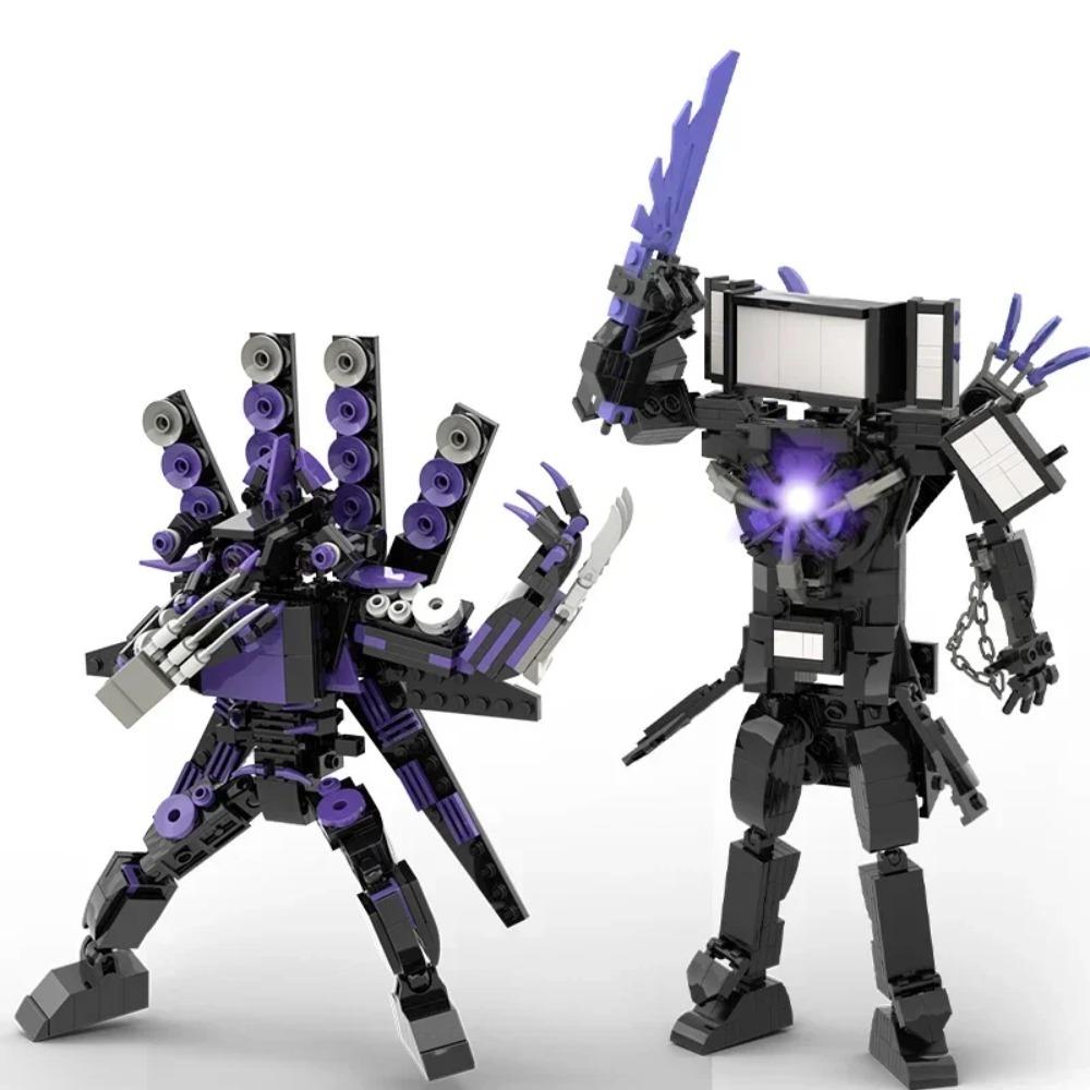 Moc Skibidi Туалет Фигурки Модель Строительные Блоки Camerman Titan Speakerman Surveillance Man TVMan Мальчики Игрушки Для Детей Подарки