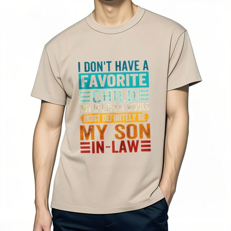 Vintage summer Unisex tshirt I Dont Have A Favorite Child But If I Did It Would Most Definitely Be My Son In Law Short Sleeve