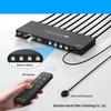 KVM-переключатель Jiyin 4x1 HDMI 2.0 USB 3.0 с концентратором