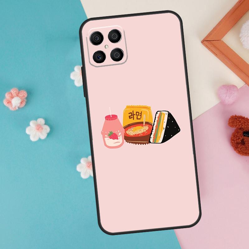 Милый чехол «Клубничное молоко» для Honor Magic 7 5 6 Lite Pro Honor X8b X9b X9a X8a X8 X9 X9c 50 70 90 200 Lite