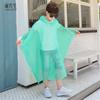 Children Boy Girl Rainwear Waterproof Hooded Rain Coat Outwear Poncho Raincoat Cover Up for Kids 100 To 160cm Height