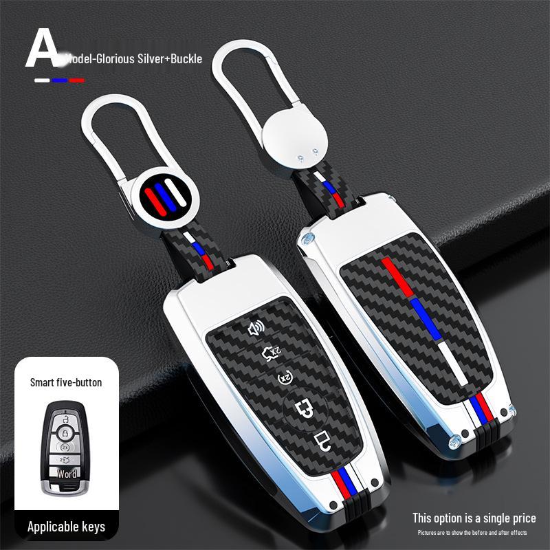 Ford Edge L Mondeo Focus Escort Explorer Key Case with Metal Buckle