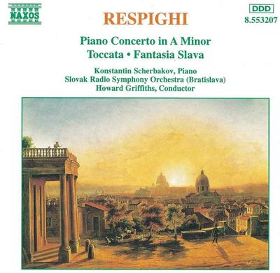 CD ОТТОРИНО РЕСПИГИ, ХОВАРД ГРИФФИТС - Концерт для фортепиано 8553207 Naxos 1995 Германия Классика Б/У