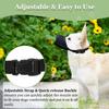 Dog Muzzle, Soft Mesh Muzzle for Small Medium Large Dogs, Puppy Muzzle for Biting Chewing Grooming(Black)