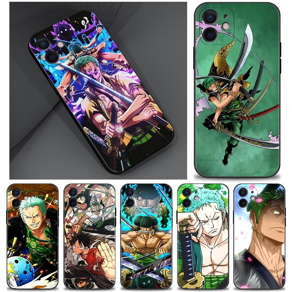 Чехол для телефона для iPhone 12 13 11 pro max XR X XSmax 8 7 6 6s plus SE 5 5s силиконовый чехол Funda японского аниме One Piece Луффи Зоро