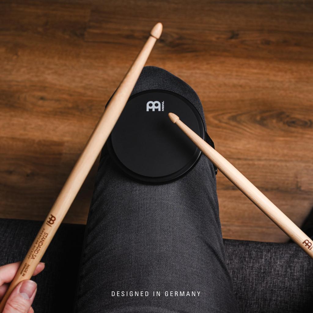 MEINL Cymbals Meinl Practice Pad 4" Knee Practice Pad Black MKPP4BK [Domestic Genuine Product]