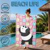 Nightly Friends bears Adventure Beach Towel, Microfiber Beach Towel, Perfect For Pool, Beach, Travel, Home Decor Beach Party Fan gifts
