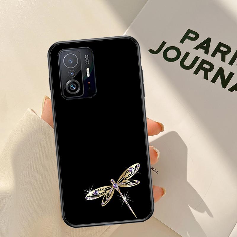 Чехол-кейс с рисунком стрекозы для POCO X4 Pro X3 GT F1 F3 M3 M4 X3 Pro Чехол для телефона для Xiaomi 11T 12 Pro Mi 11 Lite