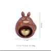 Wooden Cartoon Lucky Cat Doorbell Magnetic Suction Door Prompt Bell Wind Chime Refrigerator Sticker