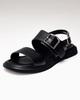 Sandals with Buckle 3061305 36 Black Leather