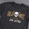 Футболка для пожилых по джиу-джитсу, футболка с графикой черепа BJJ, подарок по бразильскому джиу-джитсу