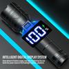 10000LM Super Bright LED Flashlight USB Charging 26650 Lithium Battery Outdoor Telescopic Zoom Torch Lantern With Power Display