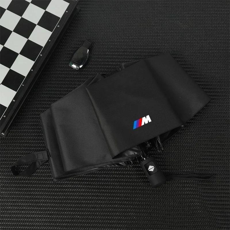Car Logo Umbrella Auto Folding Windshield Sunshade Umbrella For BMW M Performance 1 3 5 7 Series M3 M4 M5 M6 X1 X3 X5 X6 X7 E30