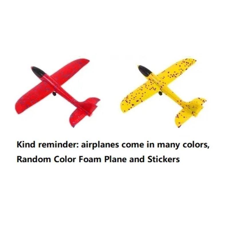 Детский пенный самолет 10M Пусковая катапульта Самолет-пистолет Игрушка Детская игра на улице Пузырьковая модель Стрелялка Летающий карусель Игрушки Подарки