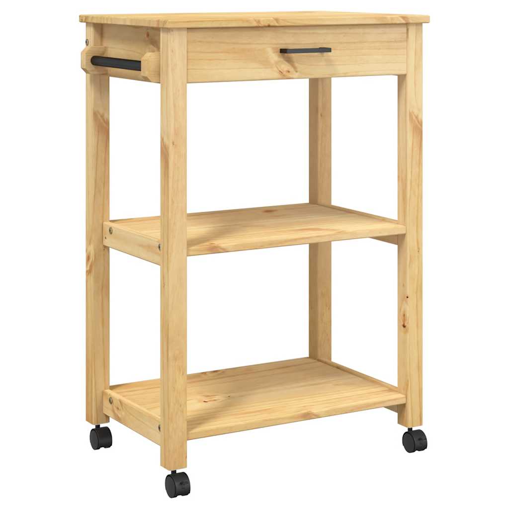 Kitchen Trolley MONZA 60 x 40 x 88.5 cm Solid Pine Wood