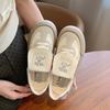 Женские кроссовки на толстой подошве, новая осенняя модель, женские кроссовки в стиле «грязные», универсальная спортивная и повседневная белая обувь