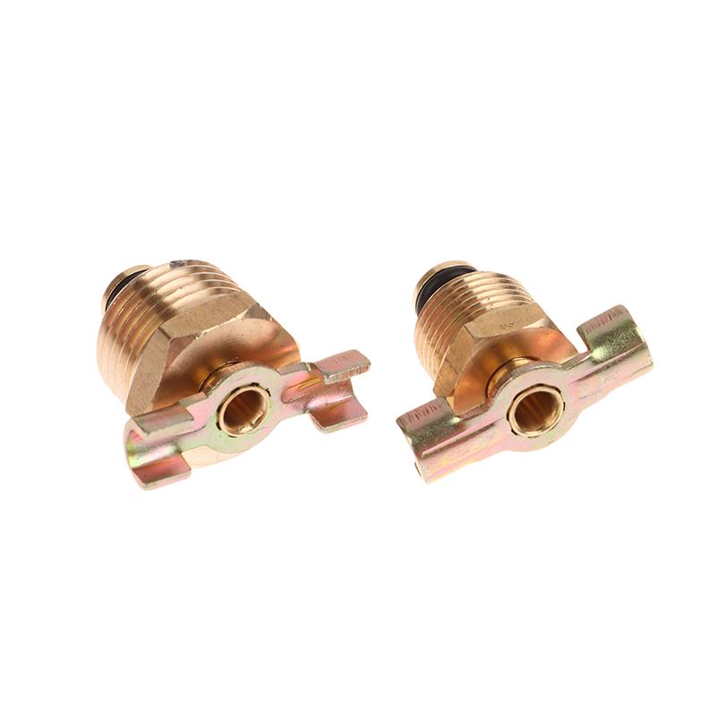 1 шт. 1/4" 3/8" 1/2'' Сливной кран из цельной латуни Порты фитингов для воздушного бака компрессора Водоотливной кран Запасная часть