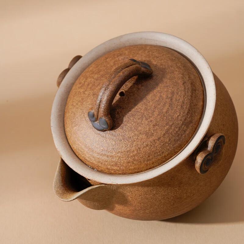 Edenus Lingzhi Auspicious Ceramic Kung Fu Tea Set
