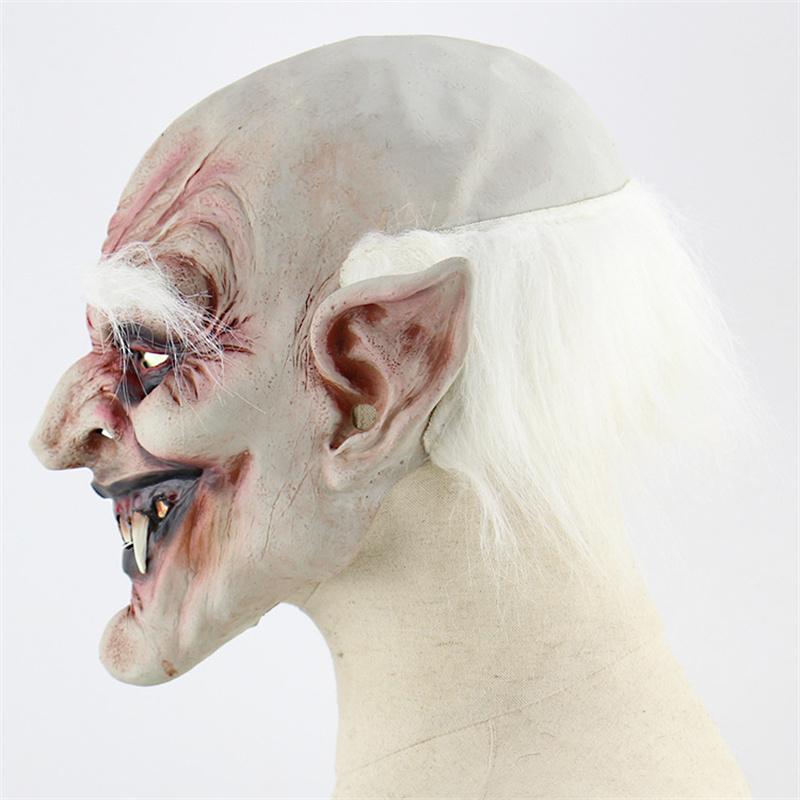 Маска вампира из латекса, безопасная и удобная, устойчивая к разрывам, экологически чистая и нетоксичная, реалистичная и устрашающая конструкция