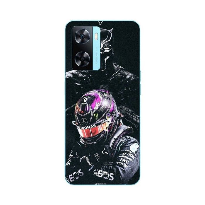 Coque de téléphone - MANIACASE - Oppo A57s 4G - Noir - Silicone TPU - Black Panther