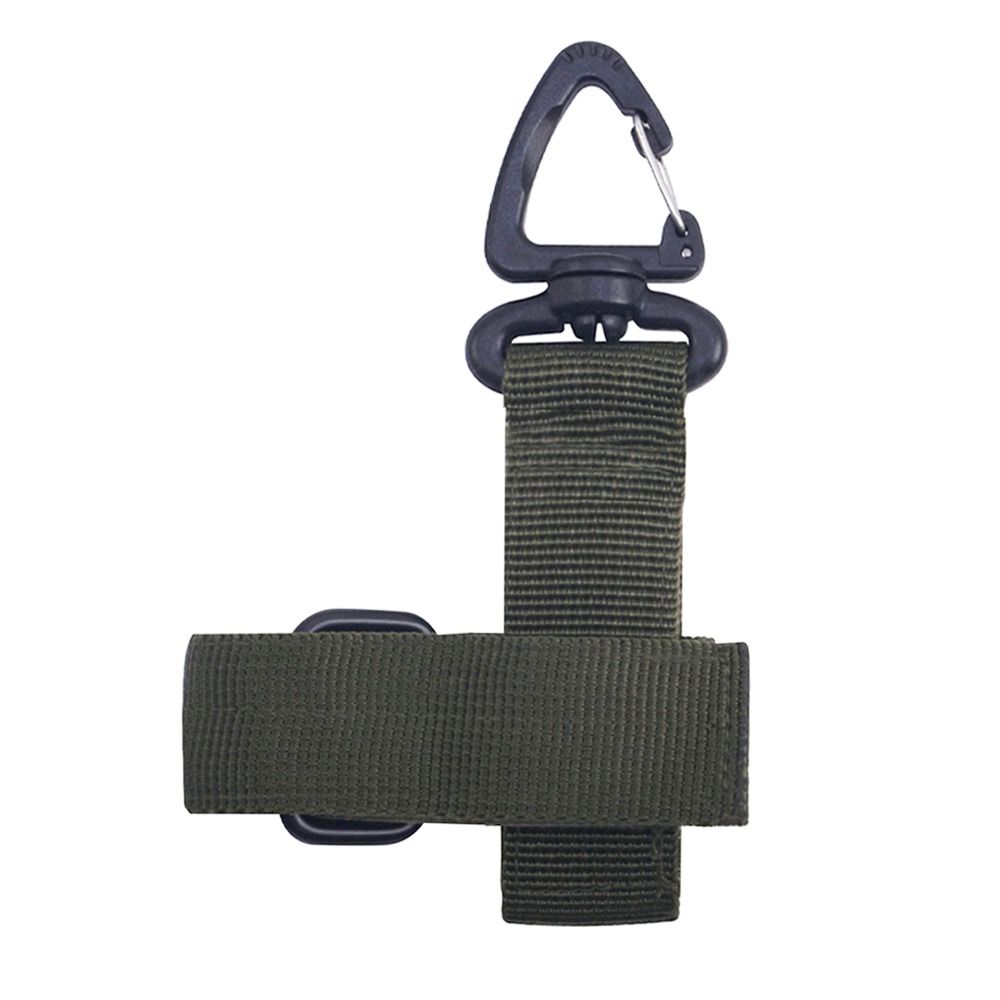 Triangle Quick Release Gloves Hook Adjustable Webbing Gloves Hook Camping Carabiner Glove Storage